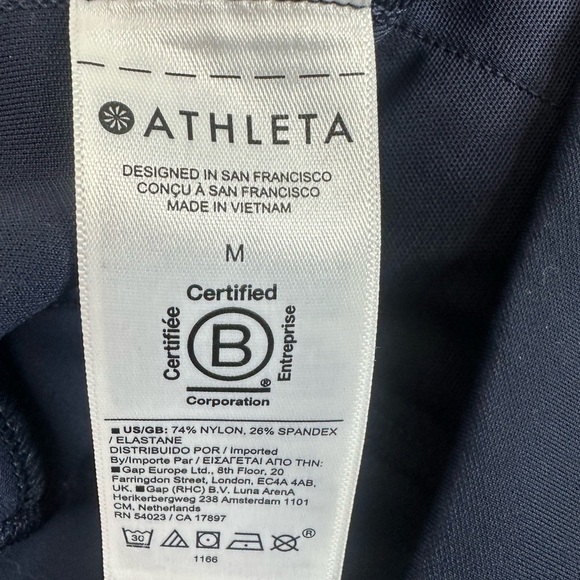 Athleta Skyline High Rise navy blue Legging size medium - Picture 6 of 7